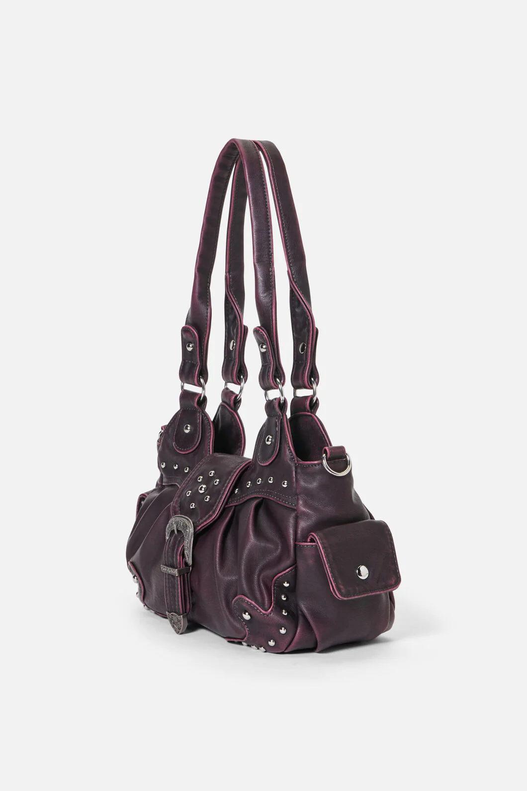 Vintage Buckle & Stud Bag - Image 5