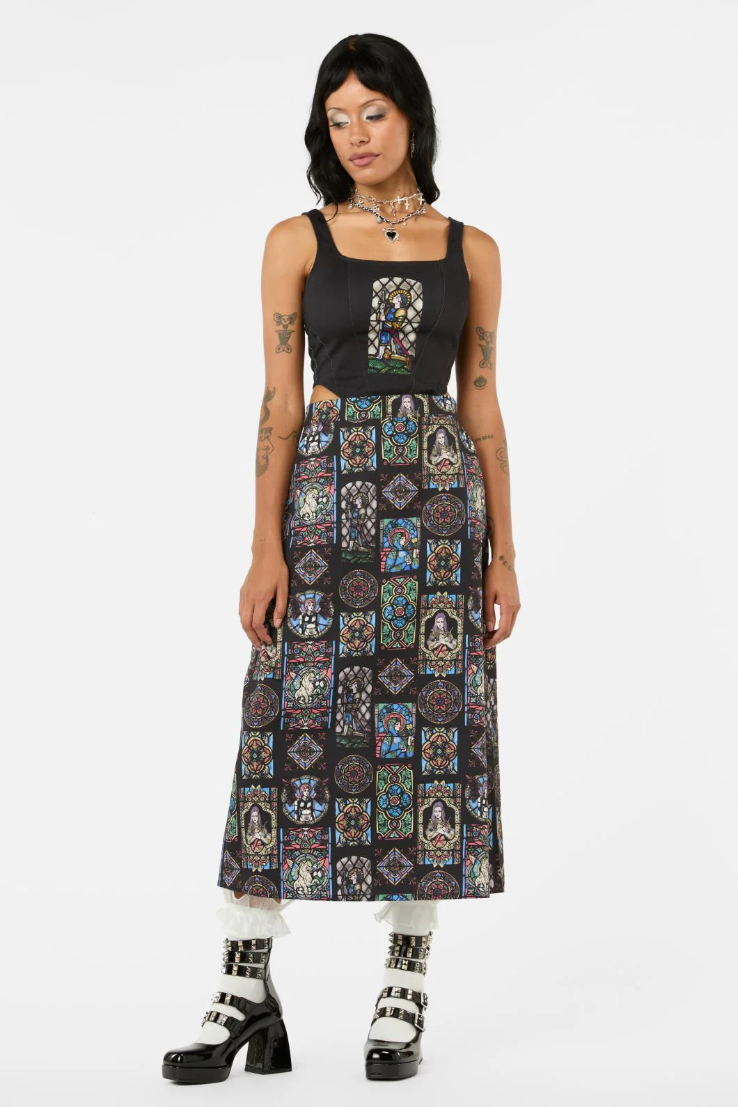 Vitrail Printed Skirt - Image 3