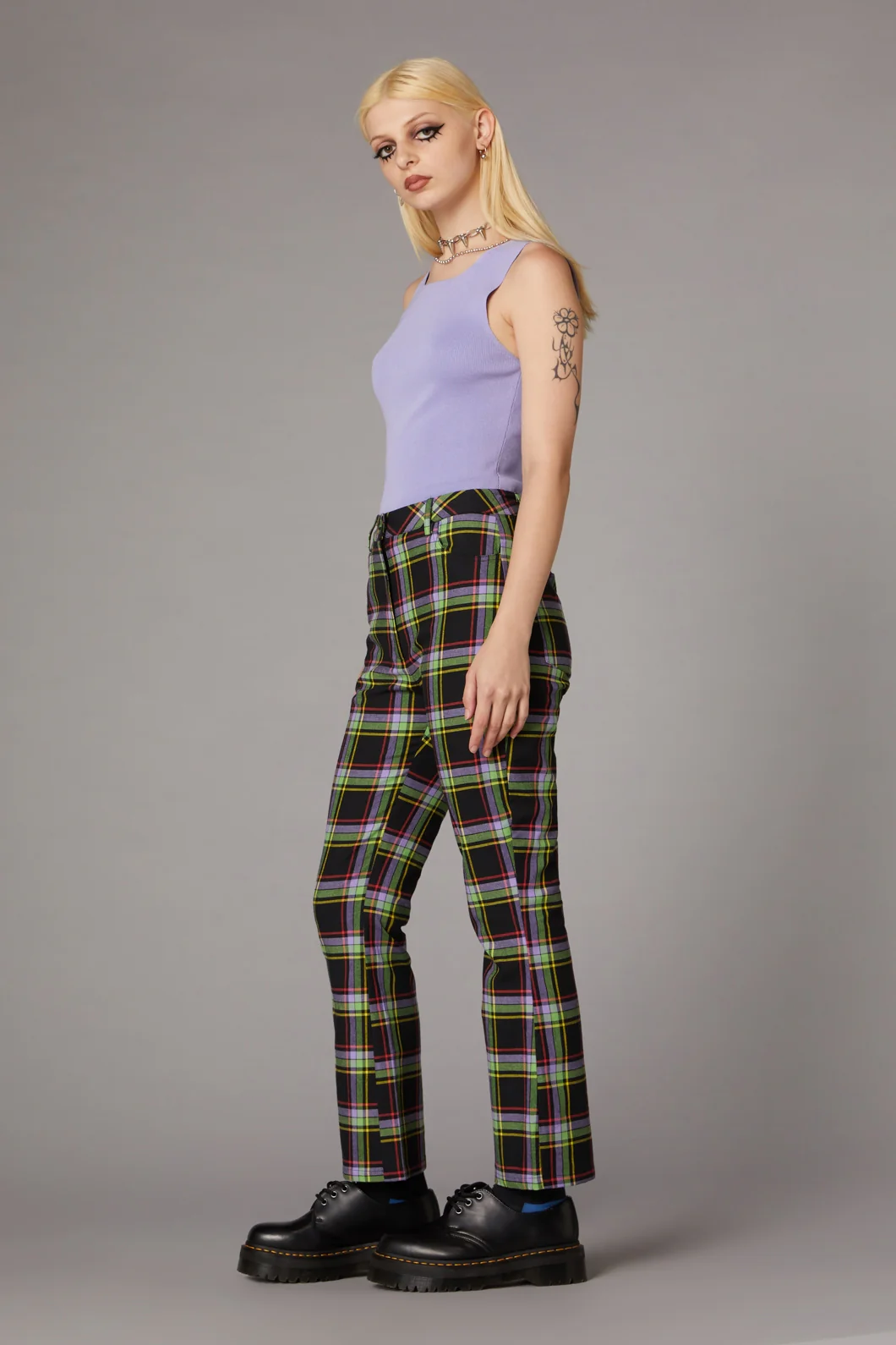 Vivid Tartan Goth Pant - Image 3