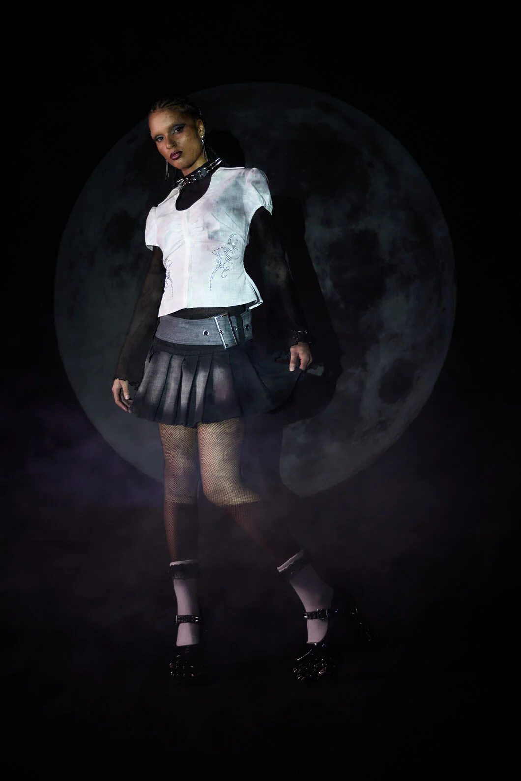 Vixi Cyber Tech Belt Skort - Image 2