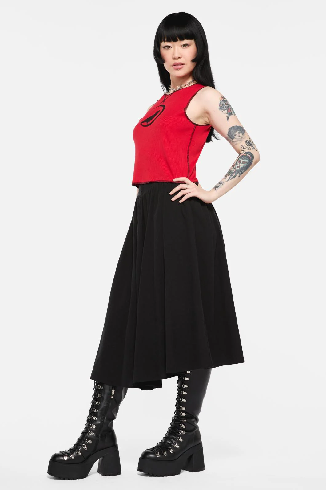 Wahn Ribbed Jersey Tank - Image 3