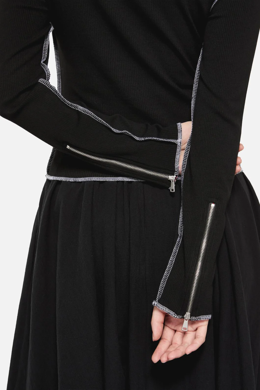 Wahn Ribbed Jersey Top - Image 11
