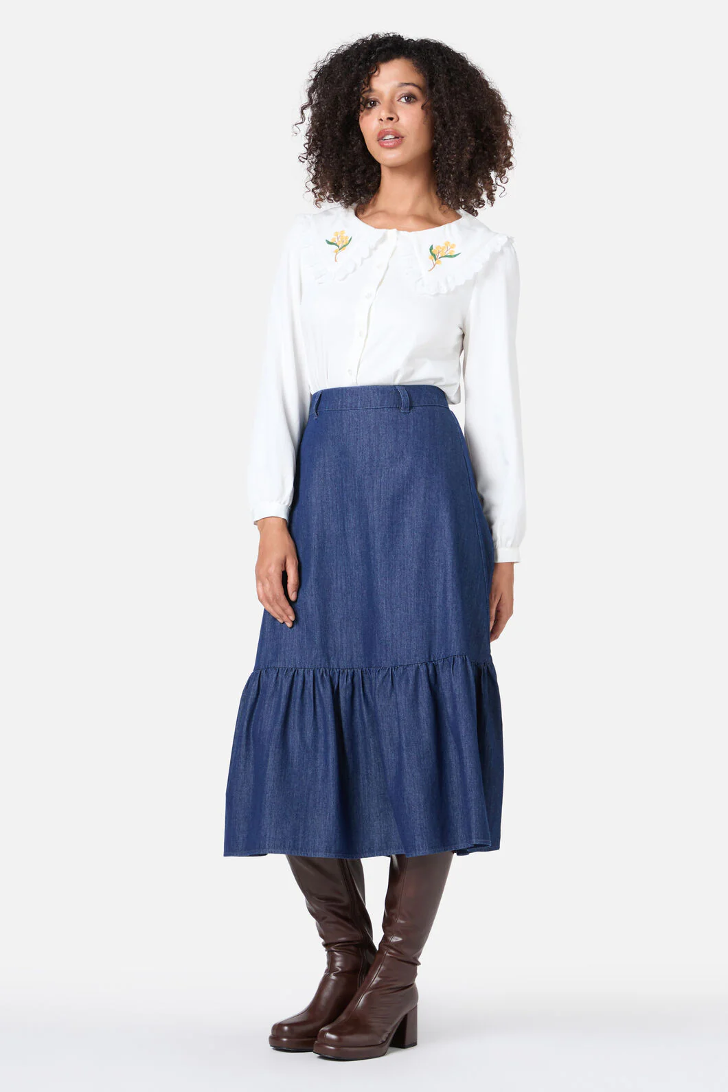 Wattle Embroidered Blouse - Image 4