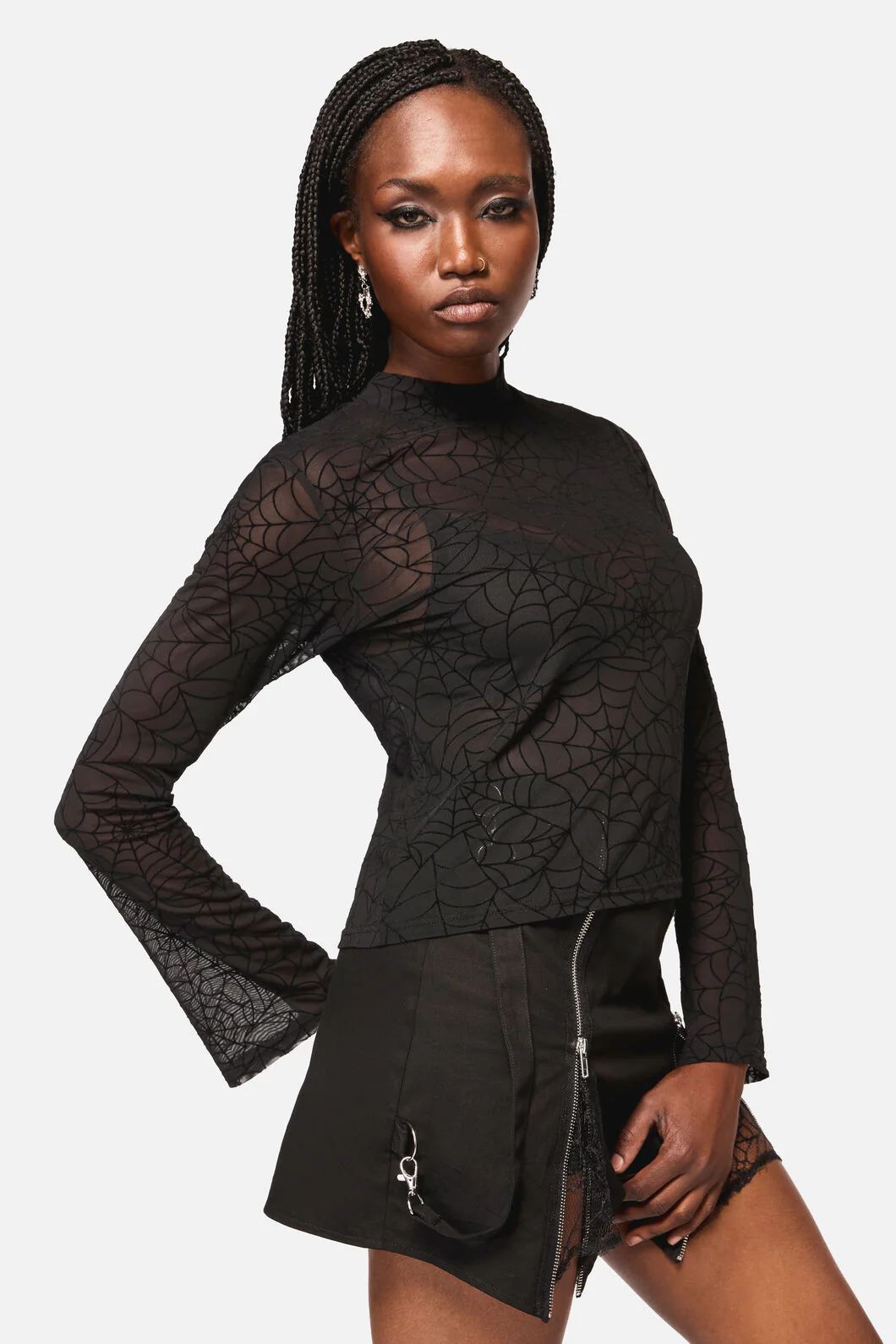 Web Flocked Mesh Top - Image 3