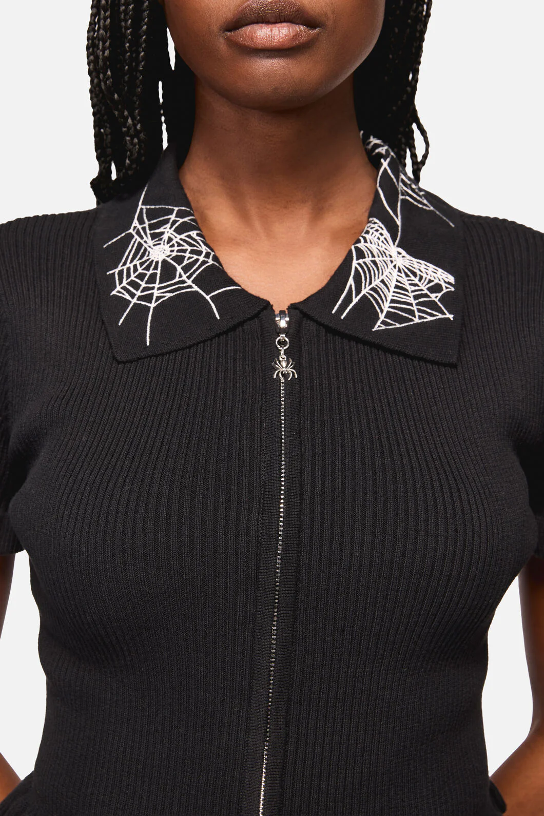 Webbed Zipper Cardi - Image 5