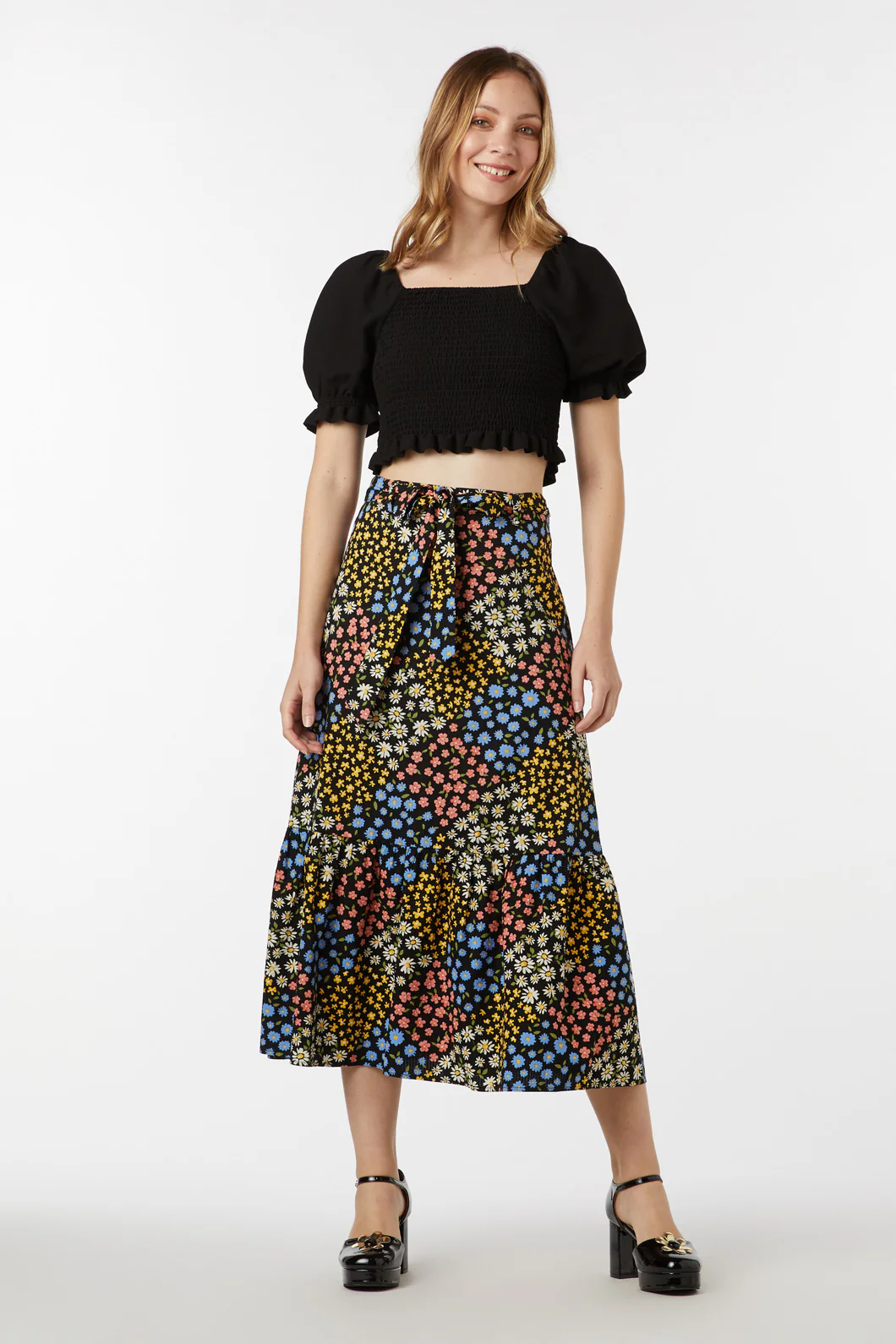 Wendy Floral Skirt - Image 2
