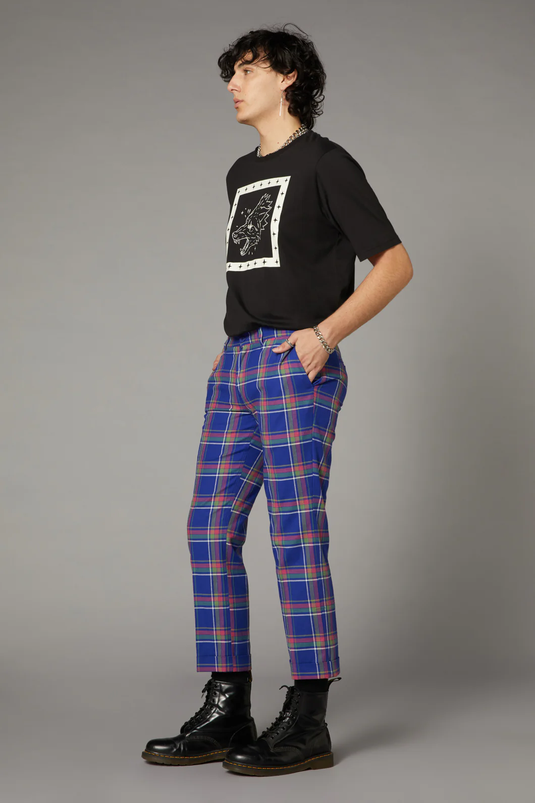Werewolf Tartan Goth Pant - Image 3