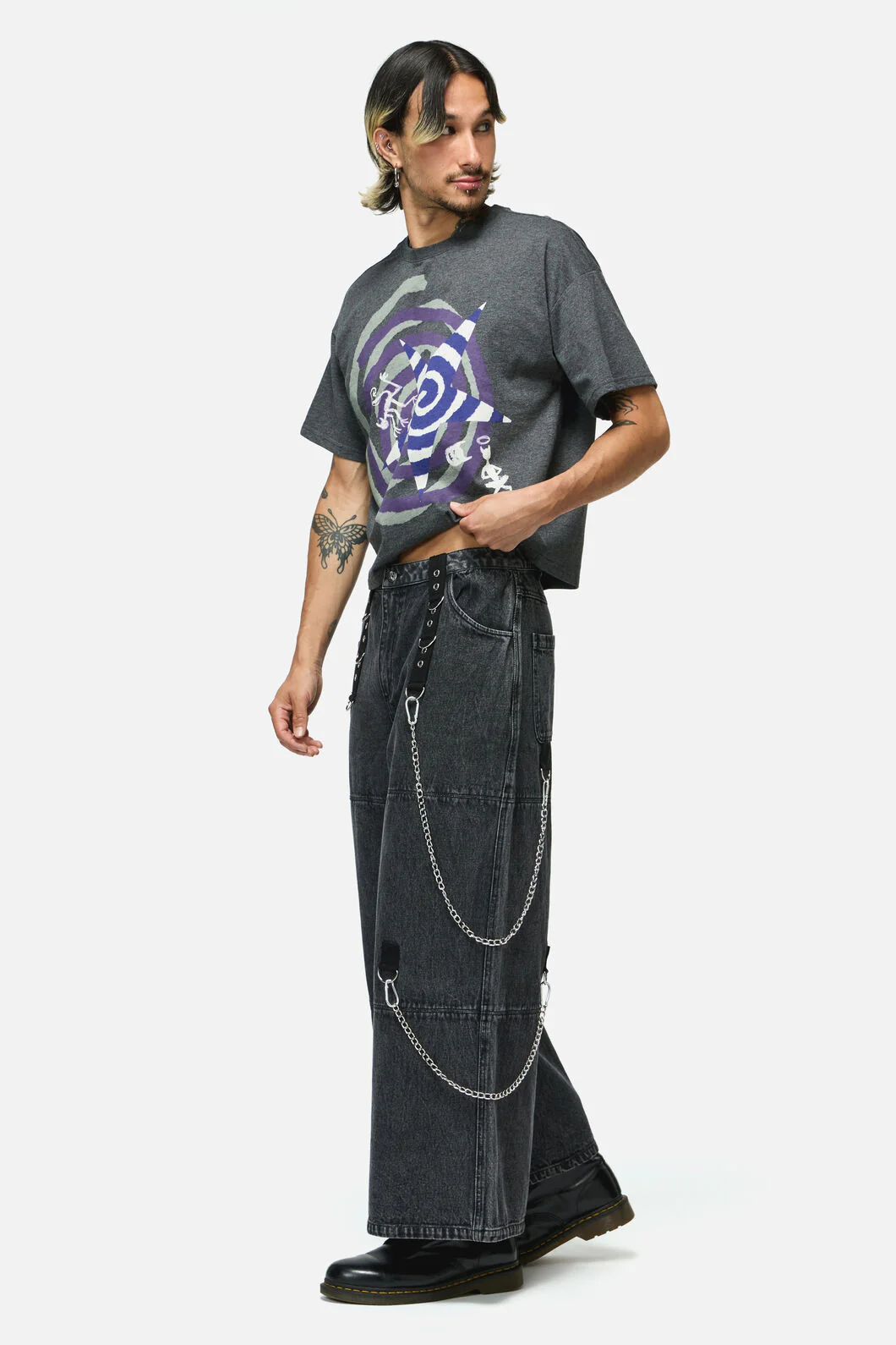 Whirl Denim Wide Leg Cargo - Image 3