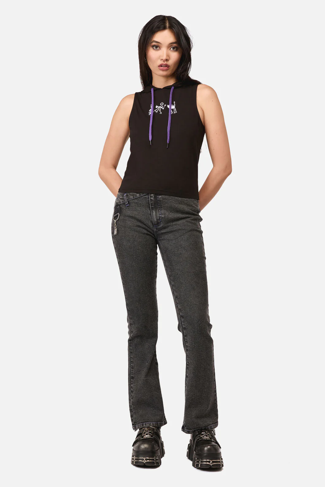 Whirl Fitted Hoodie Tank Top - Image 6