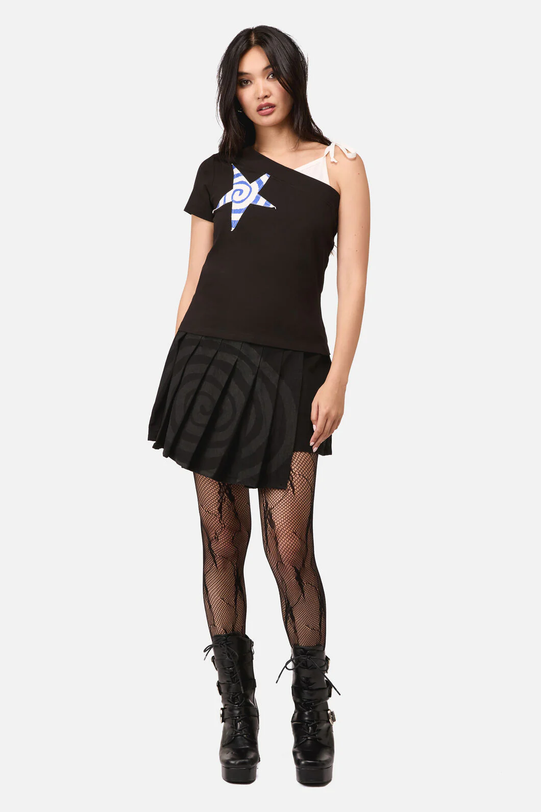 Whirl Jersey Asymmetrical Tee - Image 2