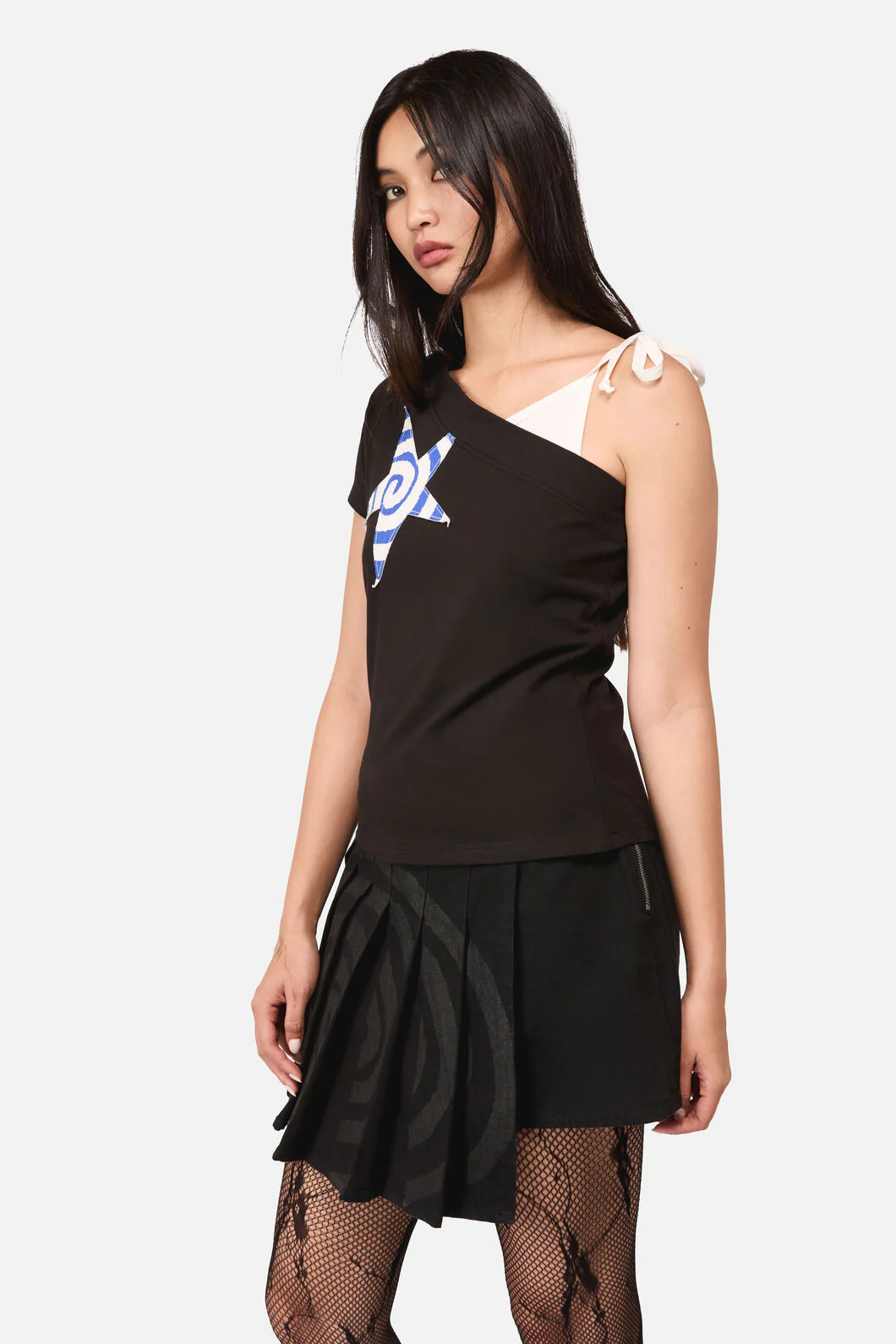 Whirl Jersey Asymmetrical Tee - Image 3
