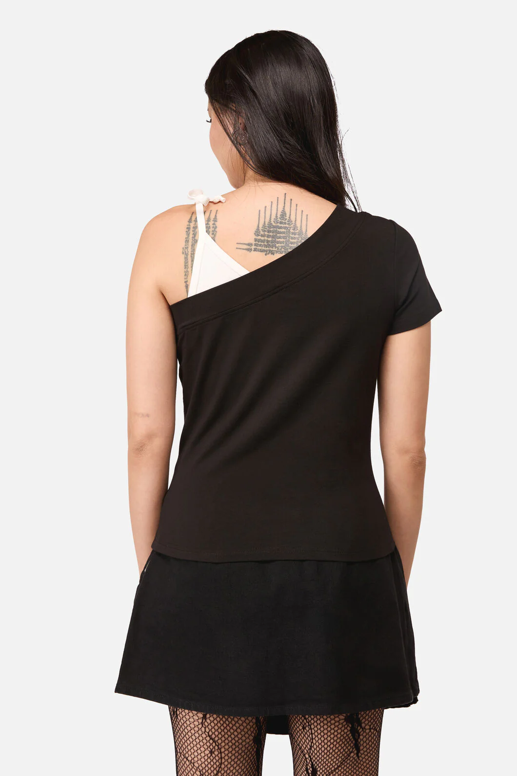 Whirl Jersey Asymmetrical Tee - Image 4