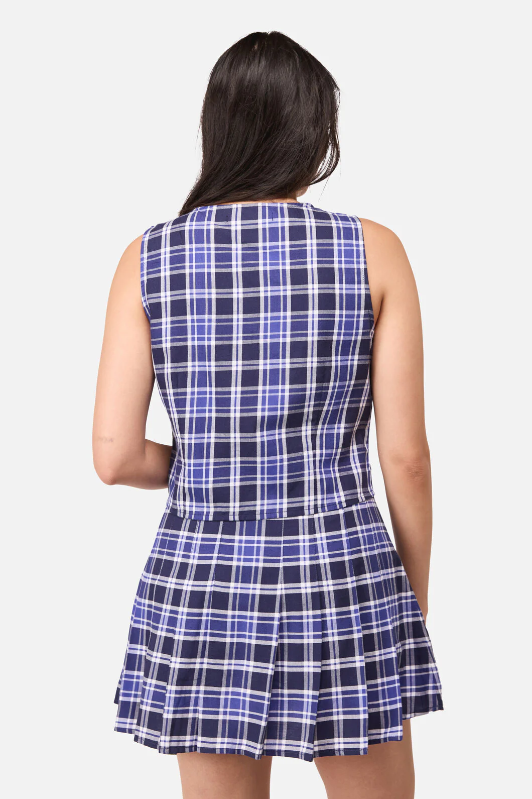 Whirl Tartan Button Top - Image 4