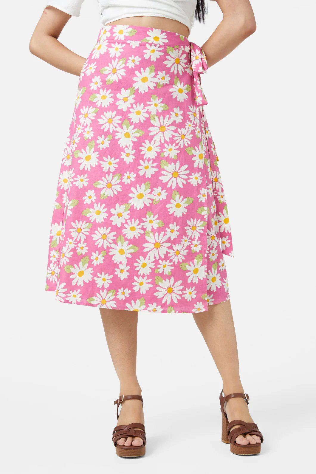 Wild Daisy Wrap Skirt - Image 2