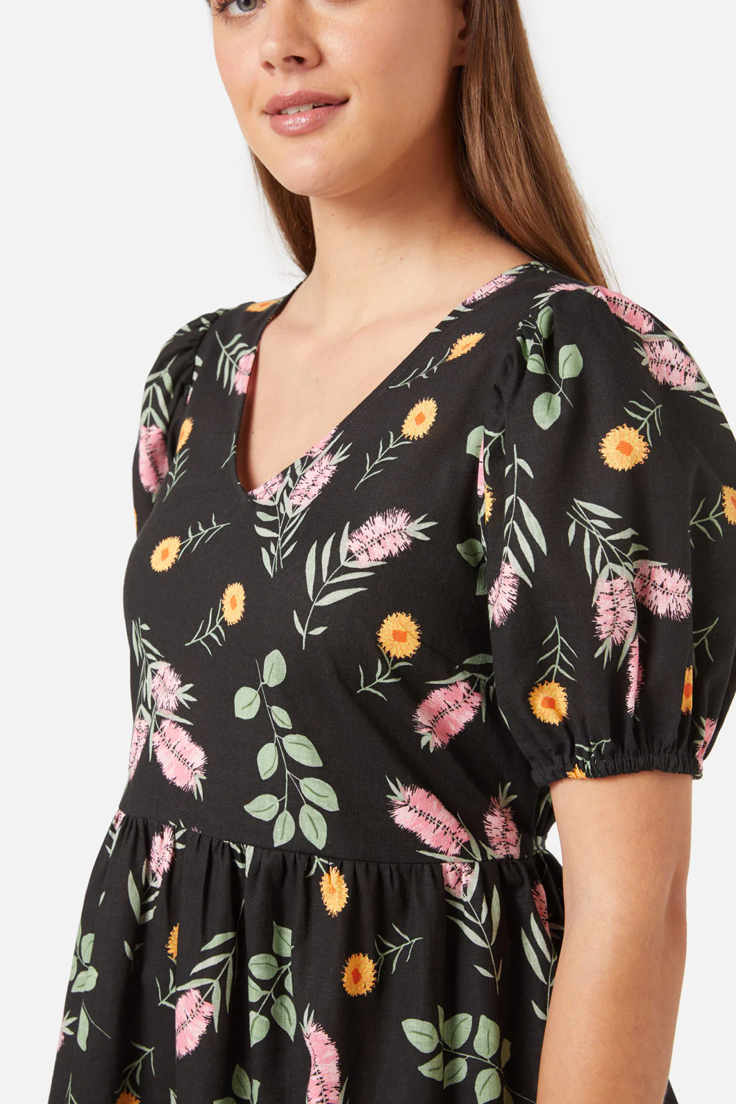 Wild Flower Mini Dress - Image 5