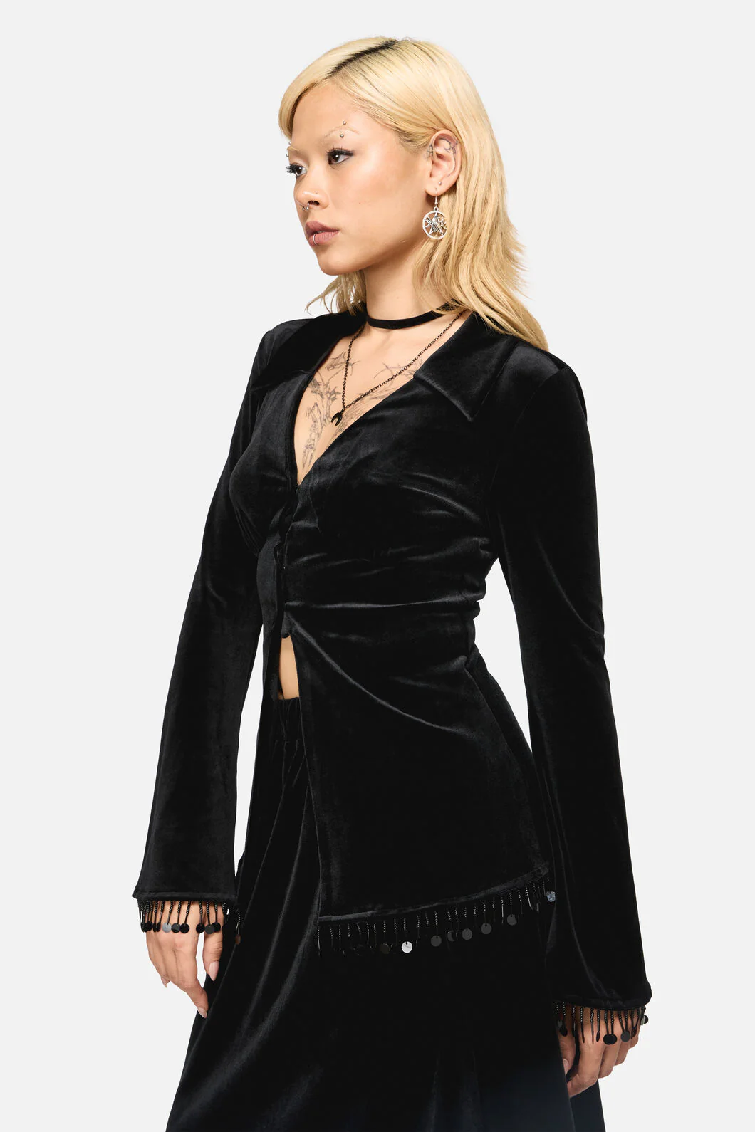 Wingspan Goth Blouse - Image 3