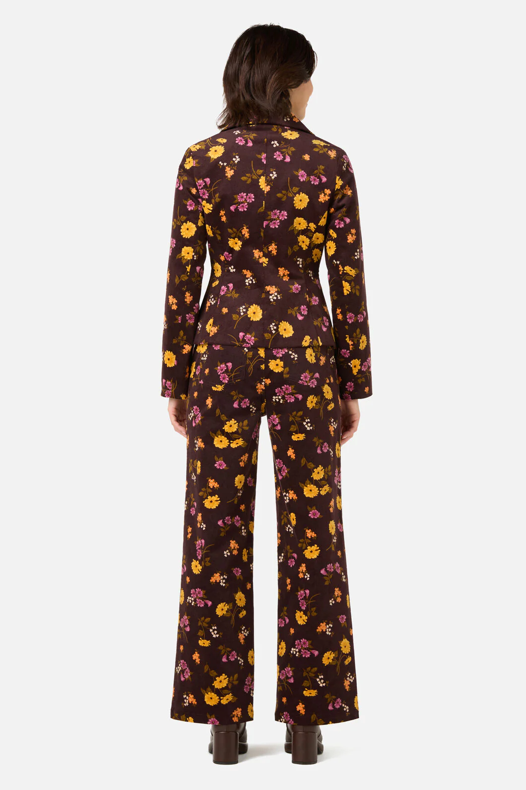 Winona Flower Corduroy Blazer - Image 6