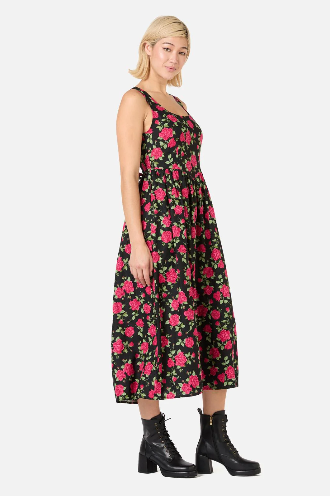 Winter Rose Midi Dress - Image 4