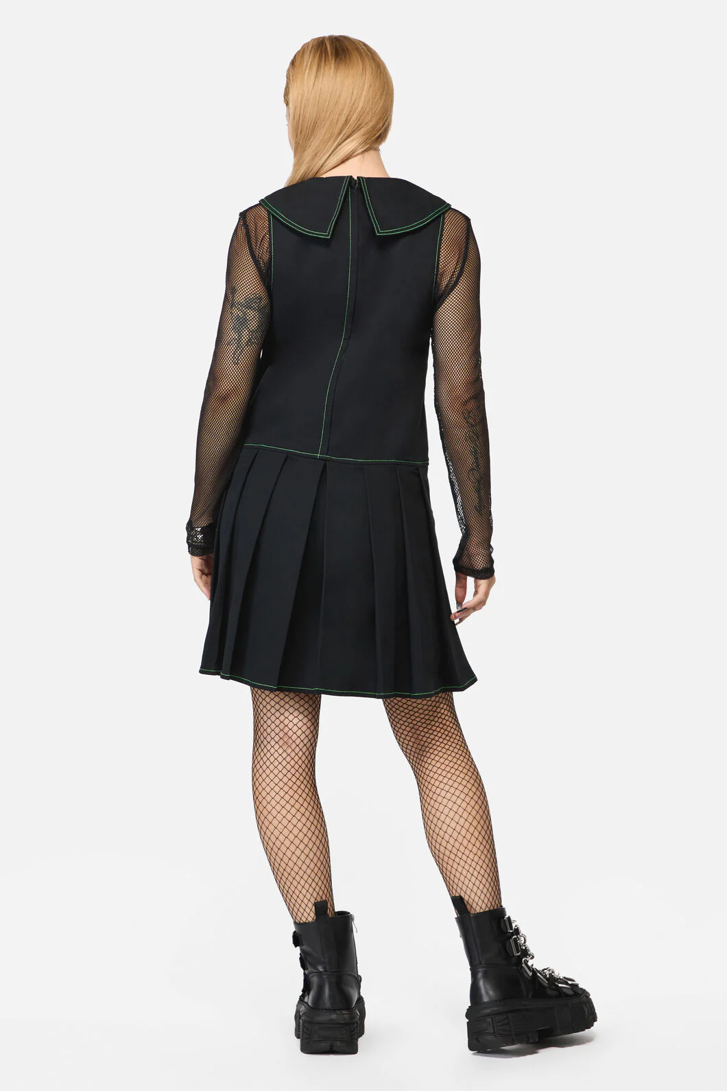 Wired Collar Sleeveless Dress - Image 5