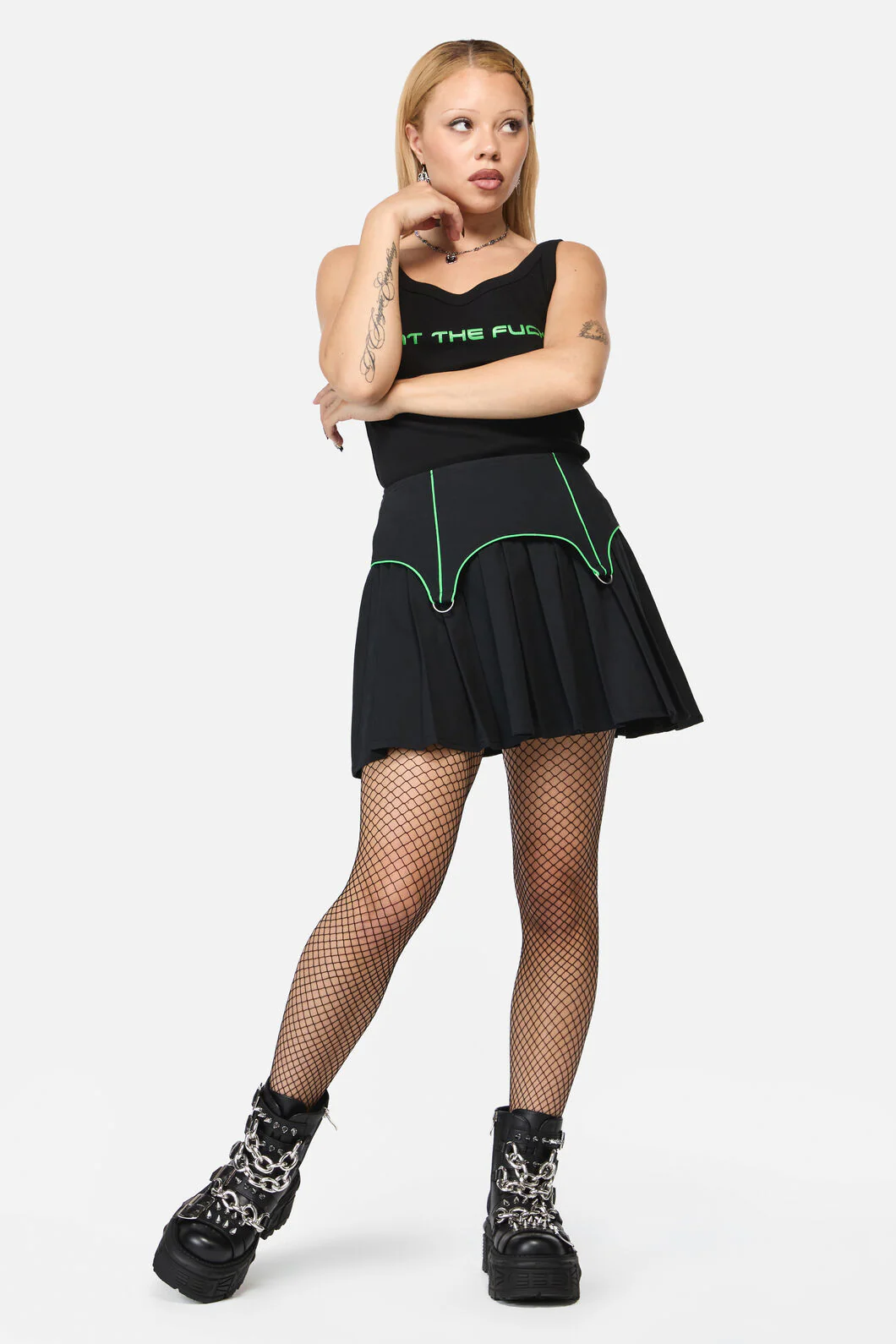 Hazardous Goth Skort