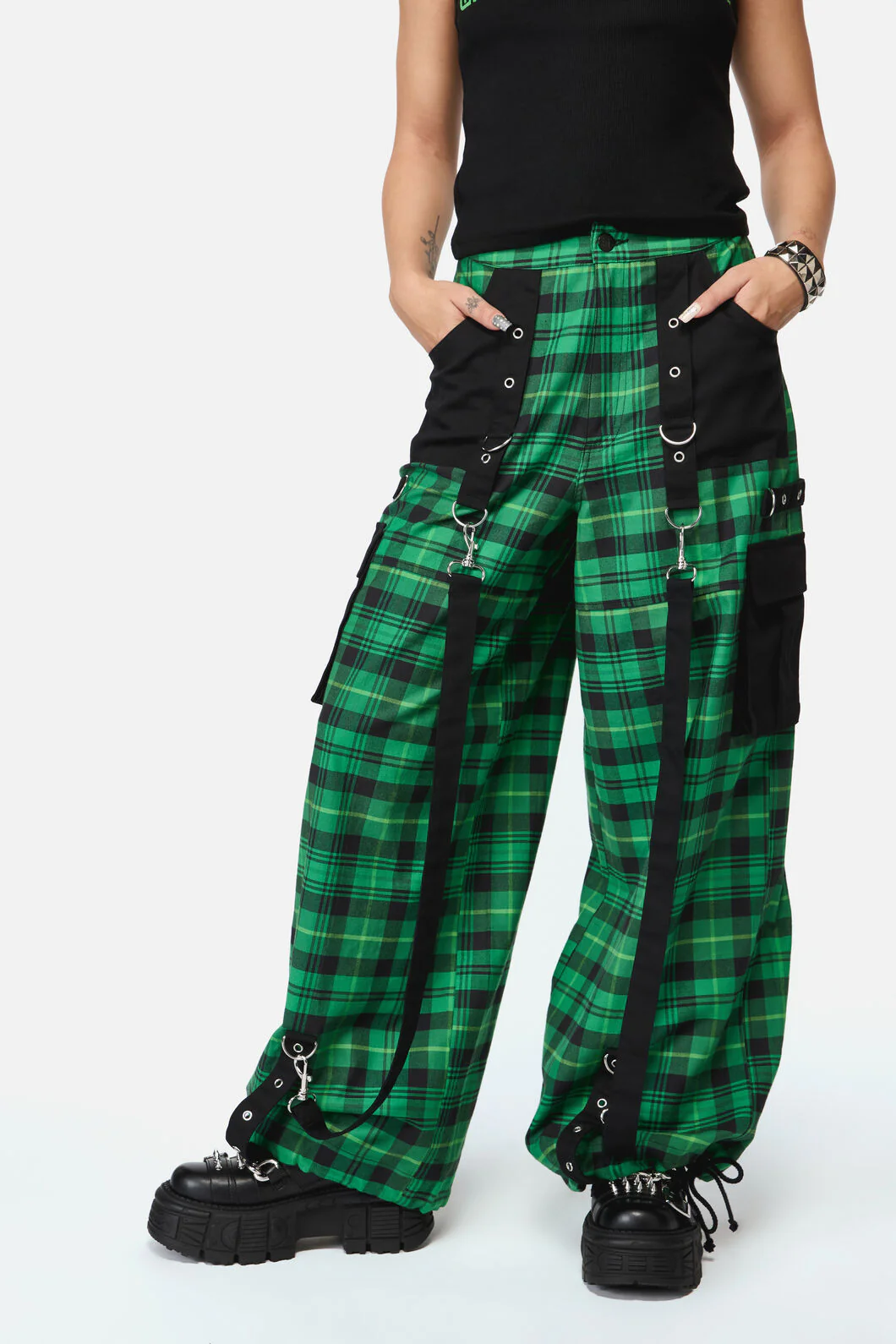 Wired Tartan Cargo Pant - Image 4