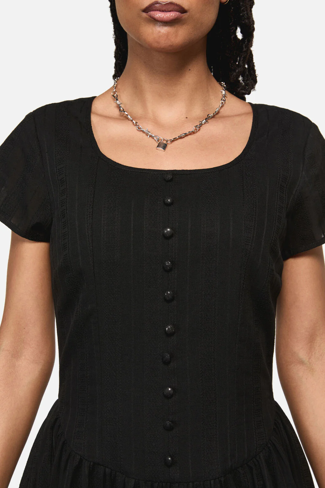 Witches Drop Waist Midi Dress - Image 5