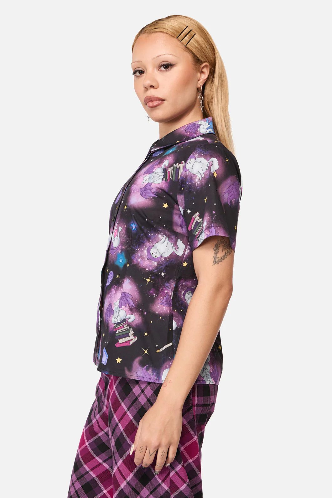 Witches Familiar Short Sleeve Blouse - Image 2
