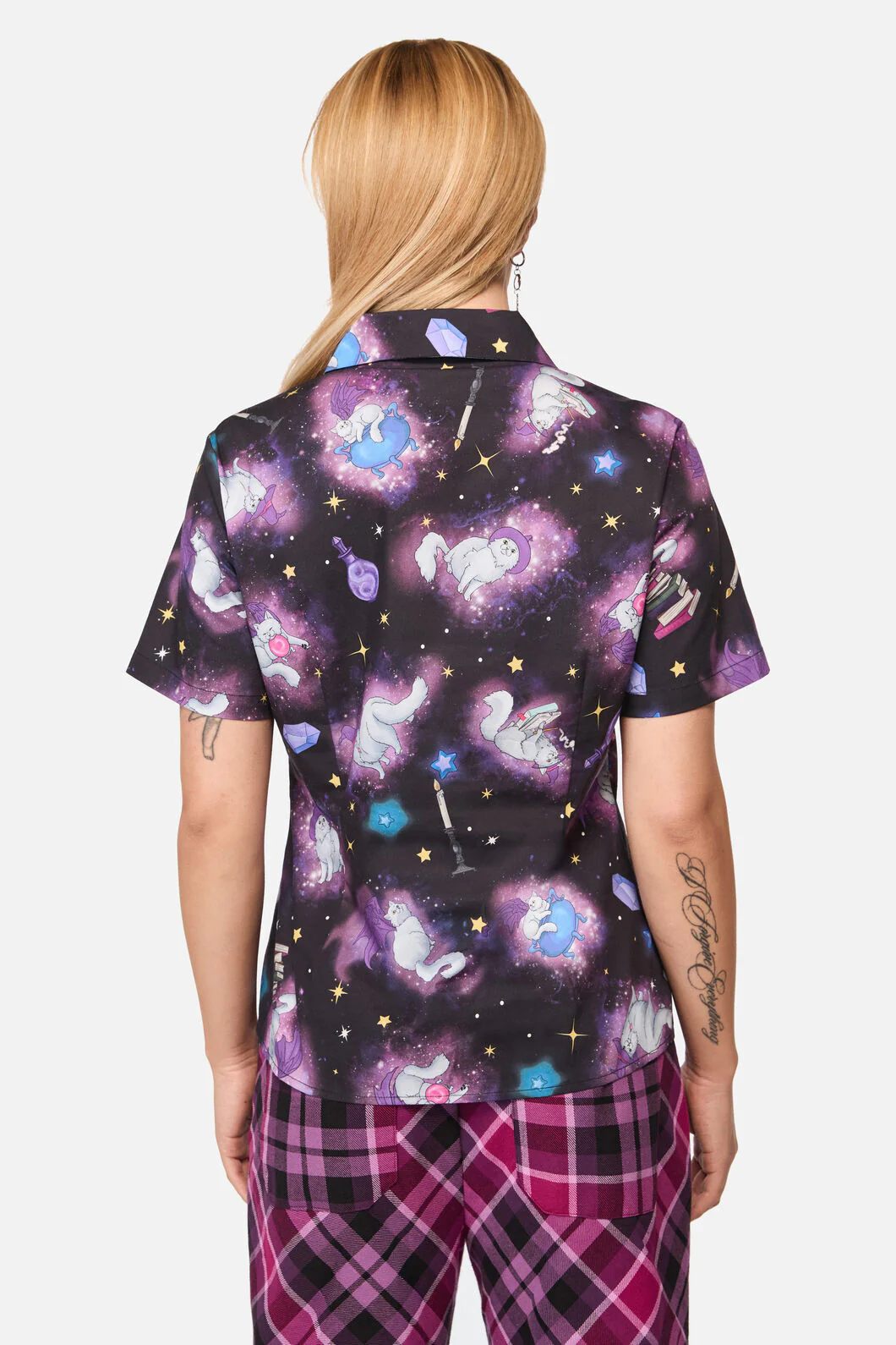 Witches Familiar Short Sleeve Blouse - Image 3