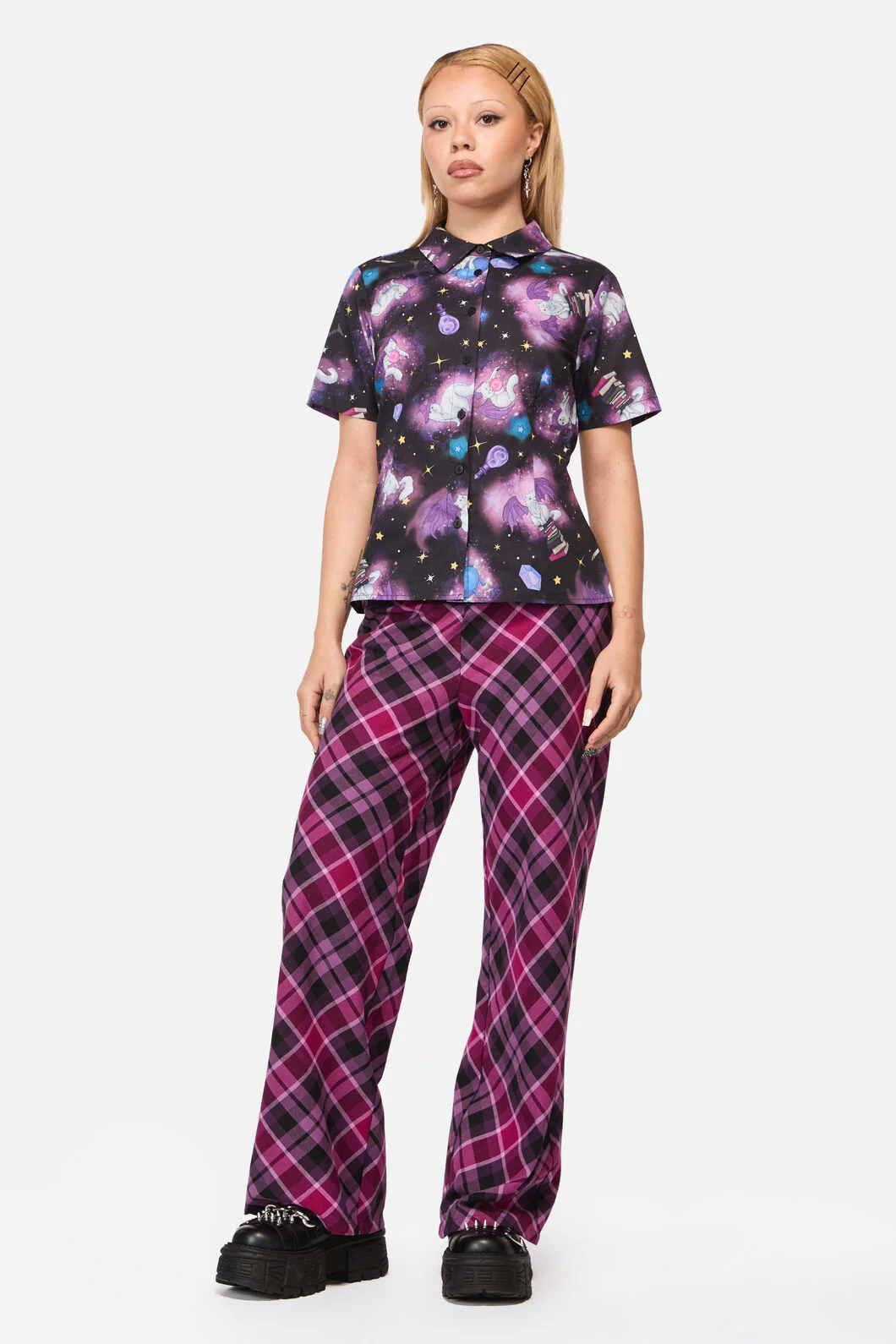 Witches Familiar Short Sleeve Blouse - Image 4