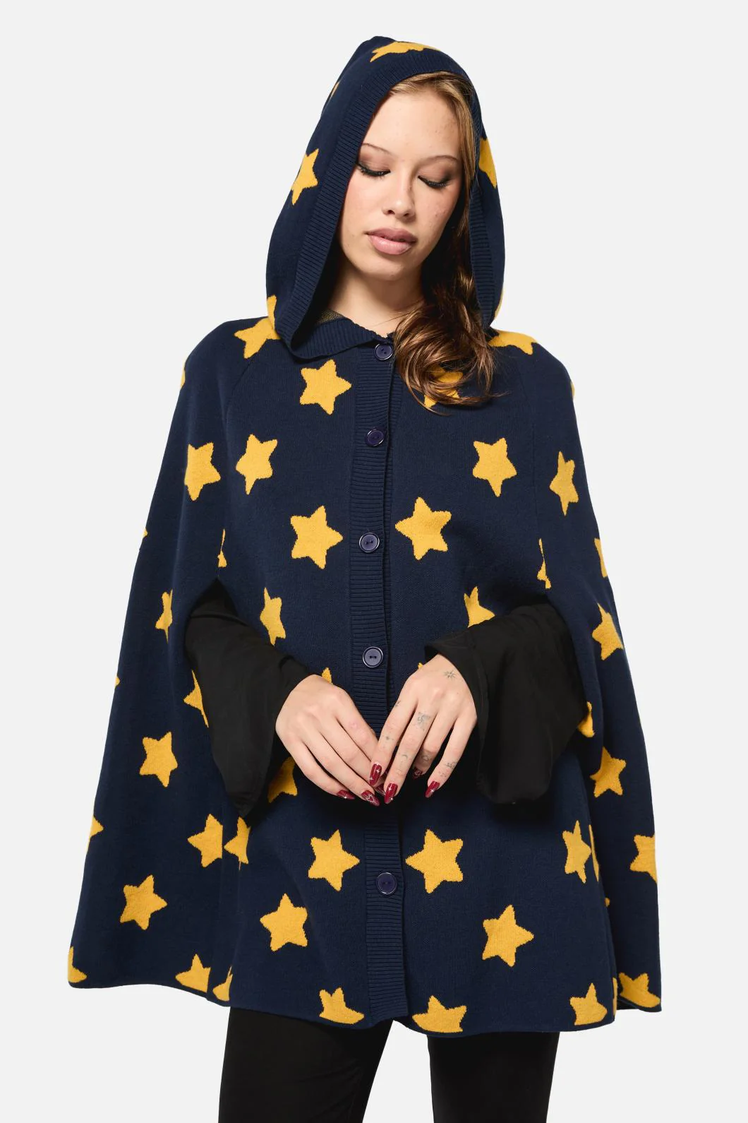 Wiz Knit Cape - Image 3
