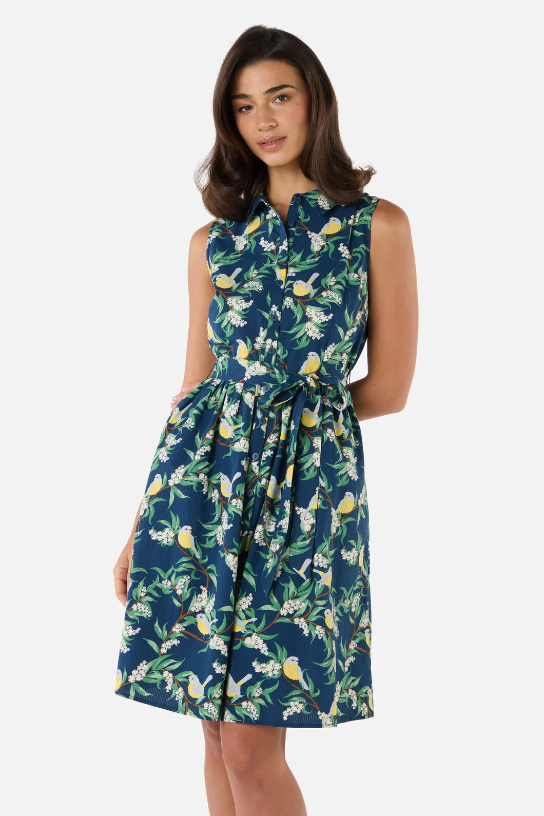 Yellow Robin Shirt Dress - Image 2