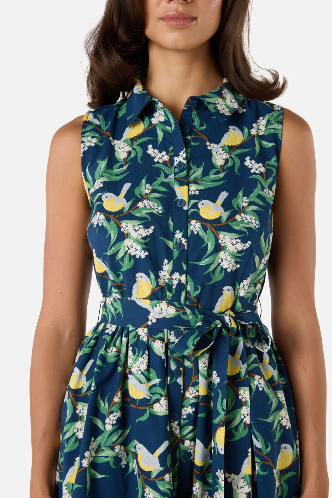Yellow Robin Shirt Dress - Image 6