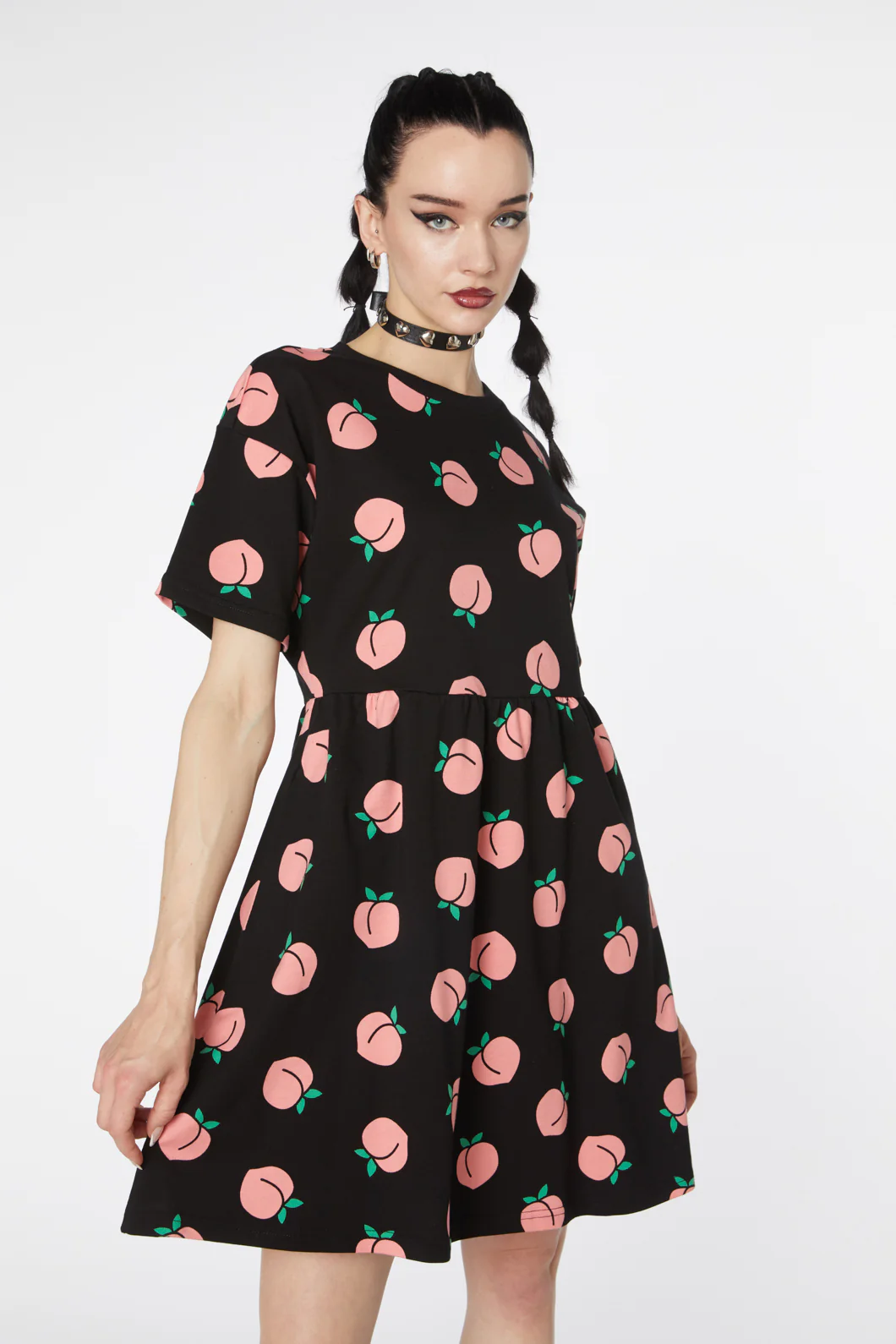 You Peach Cotton Smock Dress - Image 2