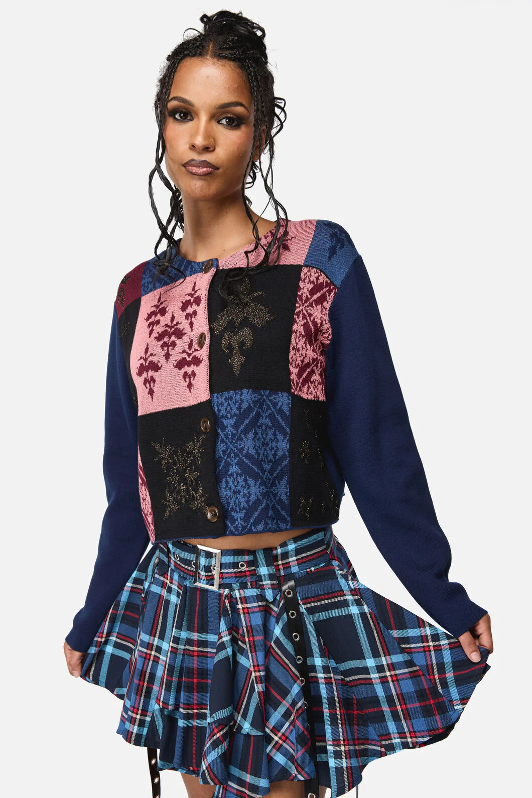 Your Grace Patchwork Cardi