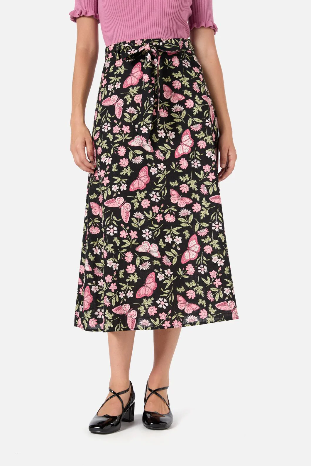 Yvette Butterfly Midi Skirt - Image 2
