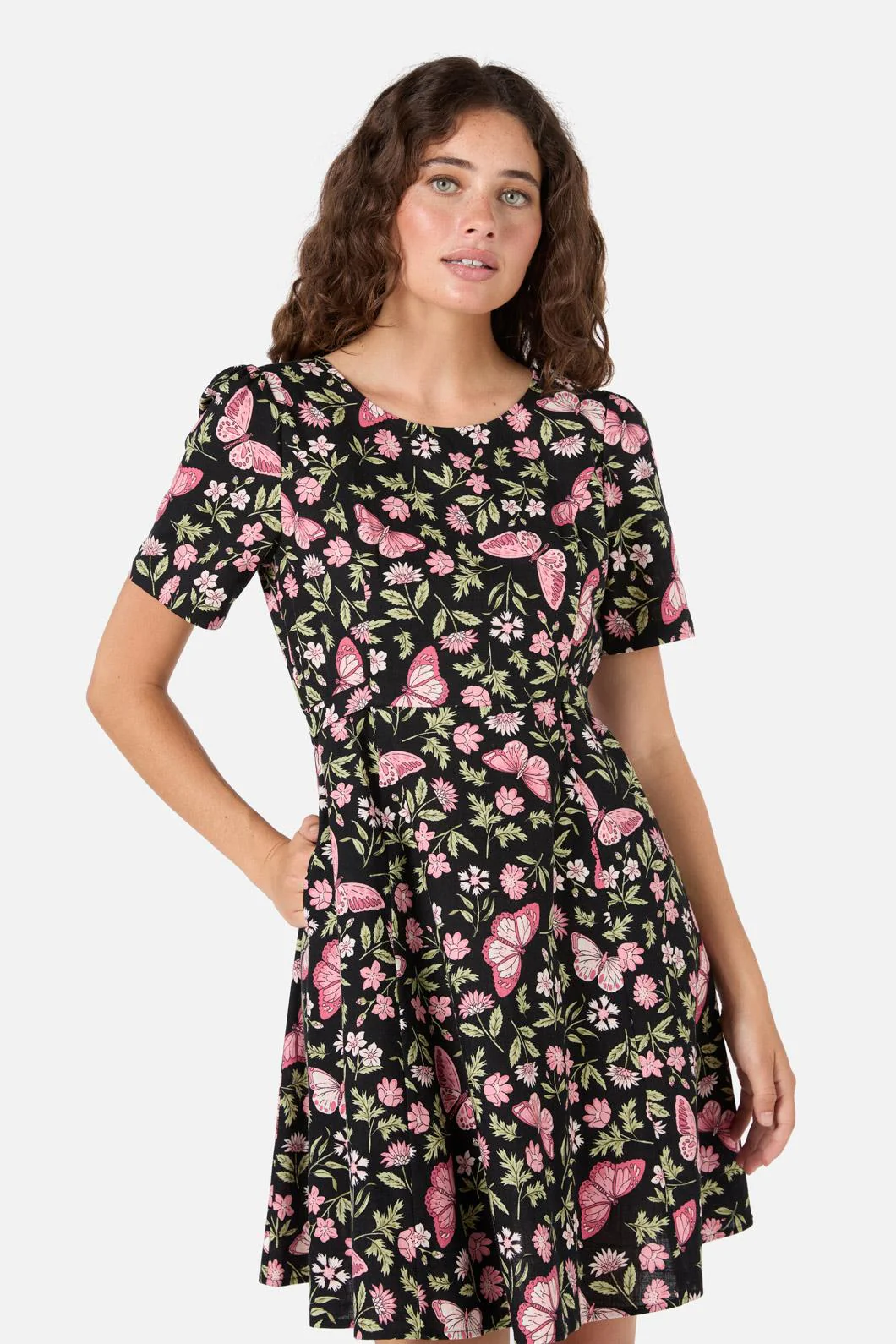 Yvette Butterfly Mini Dress - Image 3