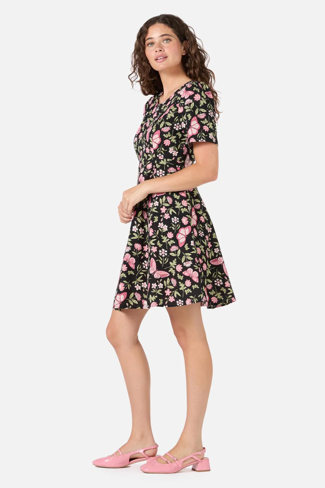 Yvette Butterfly Mini Dress - Image 4