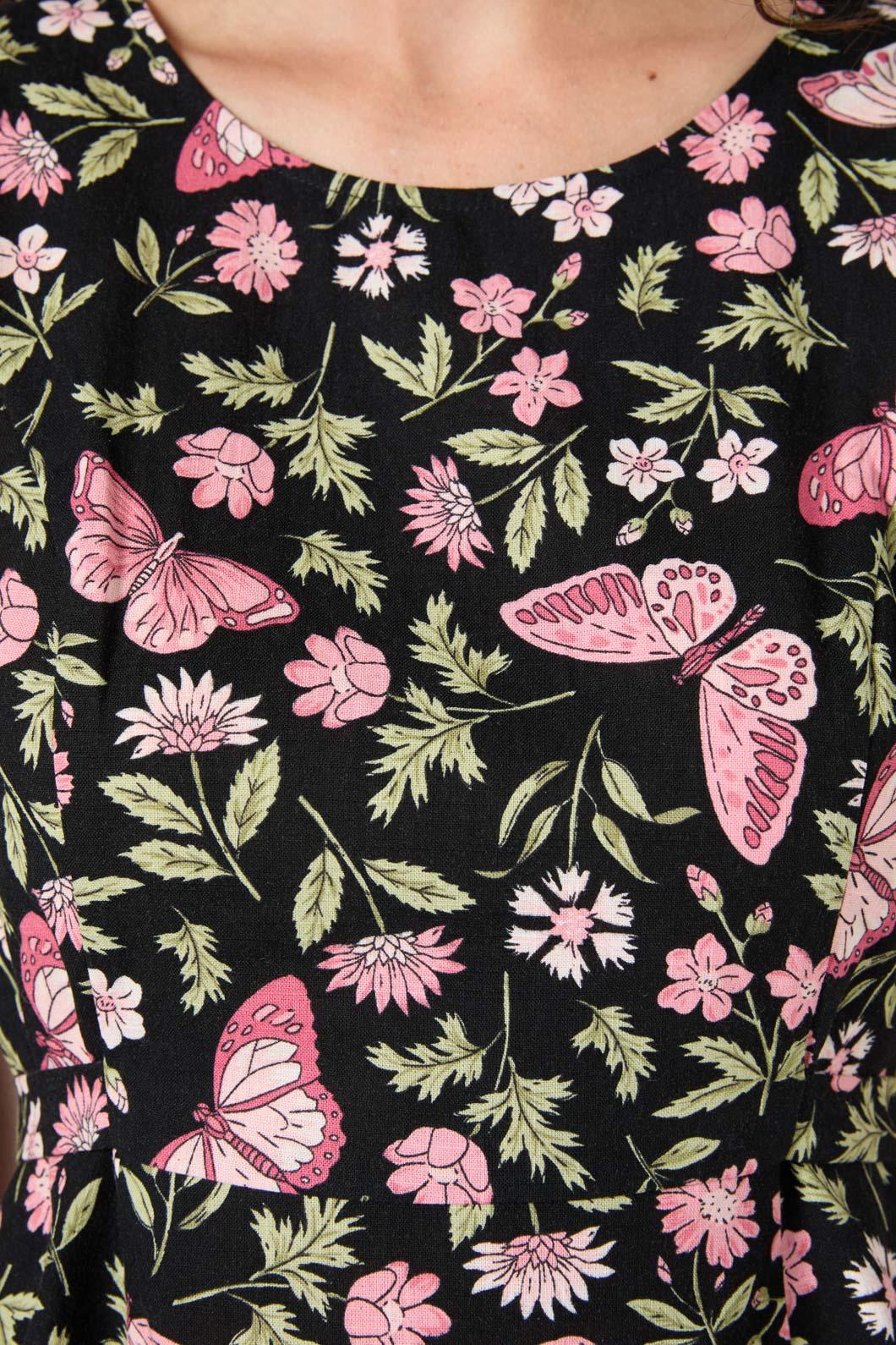 Yvette Butterfly Mini Dress - Image 7