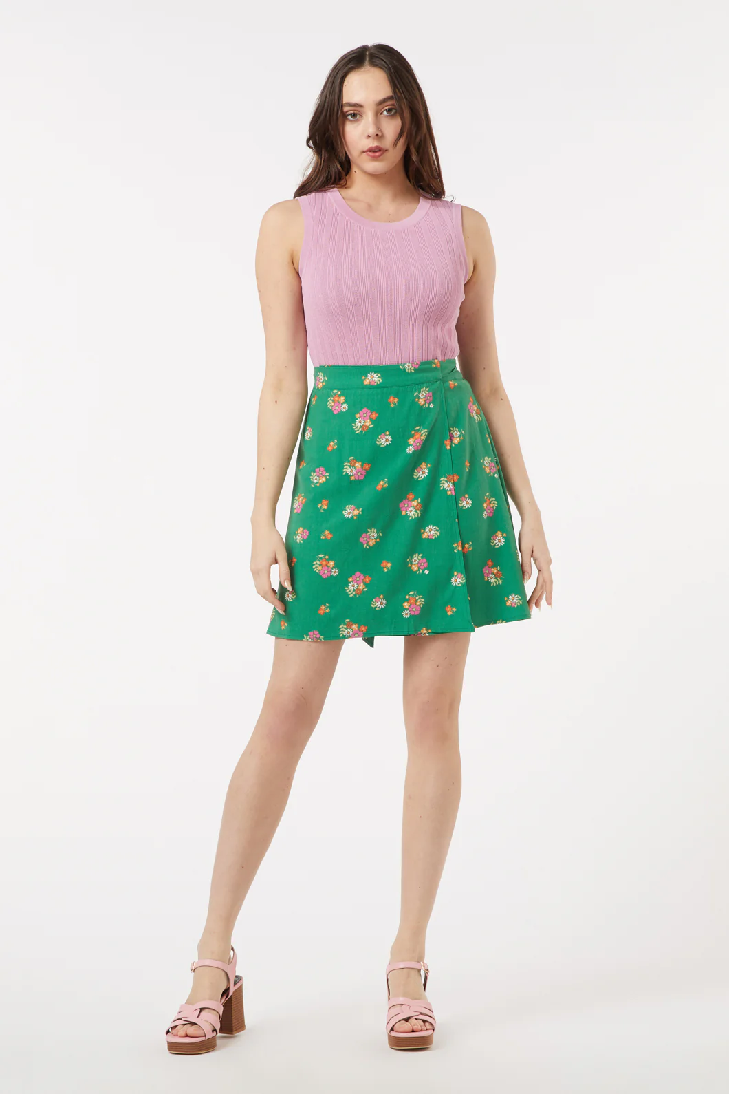 Ziva Floral Mini Skirt - Image 9